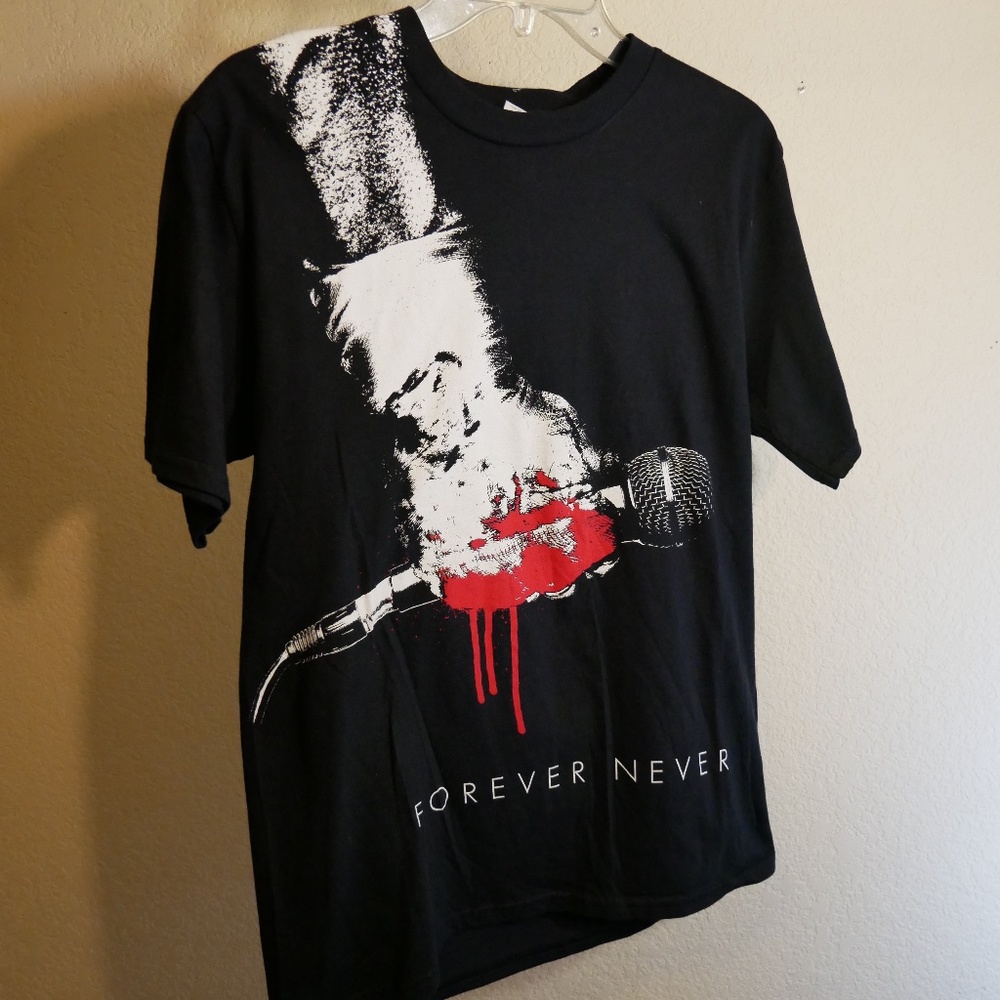 Forever Never T-Shirt - Bloody Microphone